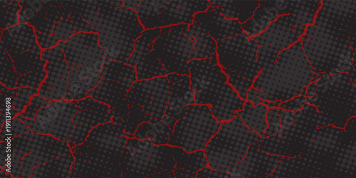 Background texture underlies the red design of the abstract black background net in dark light colors with a white gradient background