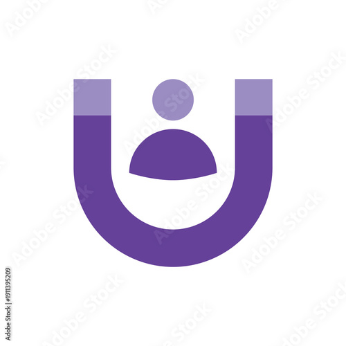 Lead magnet and customer attraction marketing icon