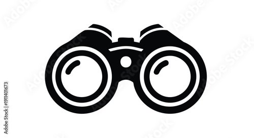 Binoculars Icon Symbol Graphic Design Element.