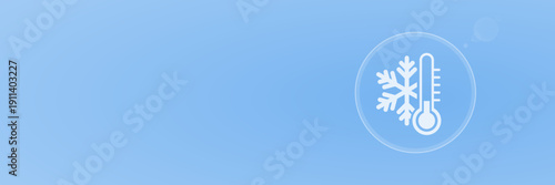Header Kälte und Winter Temperatur Vektor mit Copy Space svg unter 60 kB