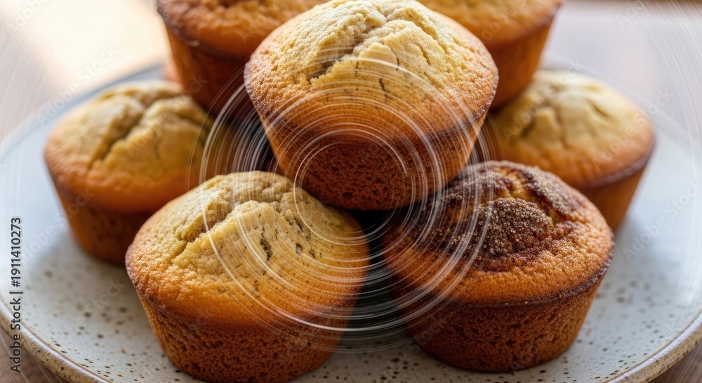 custom made wallpaper toronto digitalDelicious Homemade Muffins - A Delightful Treat.