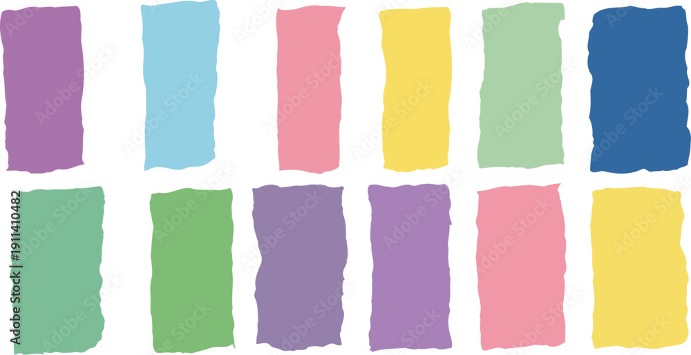 Naklejka premium Vibrant gradient line shapes with rainbow ribbons design elements