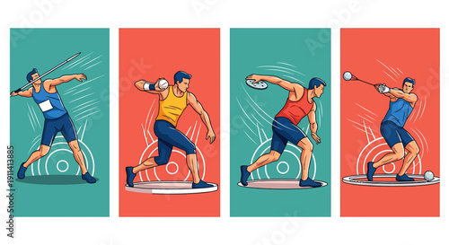 Athletes in motion exercising on exercise bikes cycling training fitness workout sport active energetic healthy