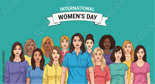 Diverse group of women celebrating International Womens Day together 2.