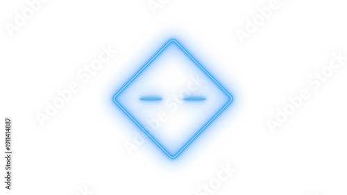 Free Download Glowing neon mathematical division symbol icon isolated on transparent background. Calculation. UI element. Web design. Interface. Abstract graphic. - GFXLoad