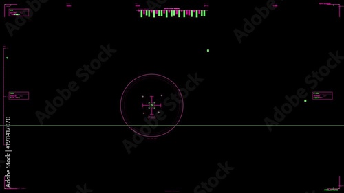 Developing hud animation for web design in a sci-fi space environment for better user interface experience