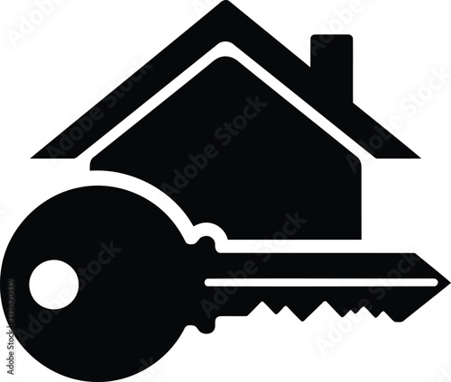 House key symbolizing home ownership and security