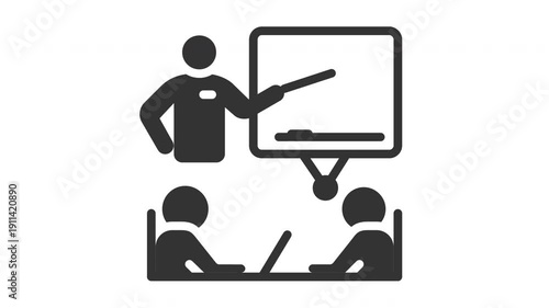Animated presentation icon