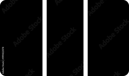 Stackable Tray Icon, Vector Storage Organizer Tray corner structure Symbol, Modular Container Sign, Isolated Flat Design Graphic for App, Web, UI, Warehouse, Kitchen and Office Organization Concept