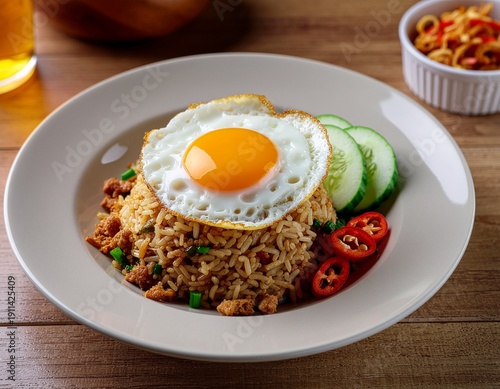 Wallpaper Mural Rustic Comfort Food Chicken Fried Rice Torontodigital.ca