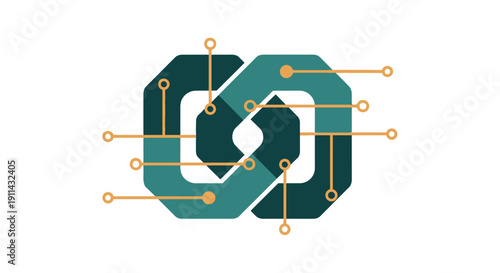 Modern Processor Chip Design Representing High Speed Computing Semiconductor Technology Electronic Circuit Innovation Hardware Concept Digital Core Illustration
