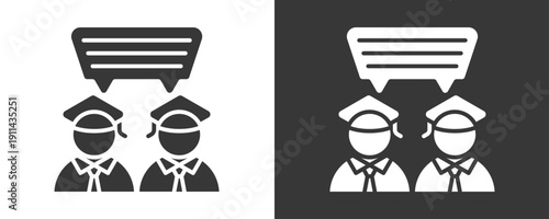 Communication Icon Set Vector Collection Isolated In Black And White