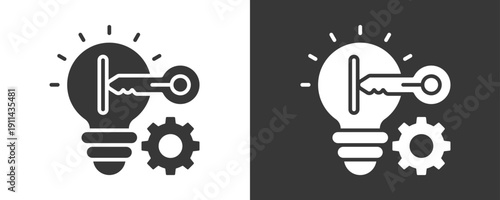 Problem Solving Icon Set Vector Collection Isolated In Black And White