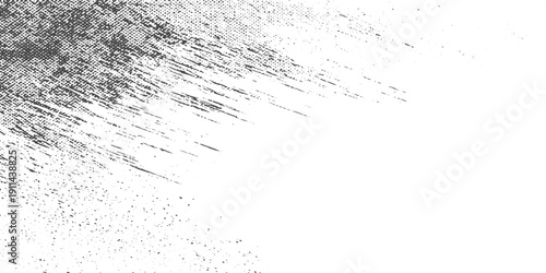 Abstract Textured Background with Diagonal Gray Lines and Subtle Speckles, Distressed Gritty Overlay on White Canvas.