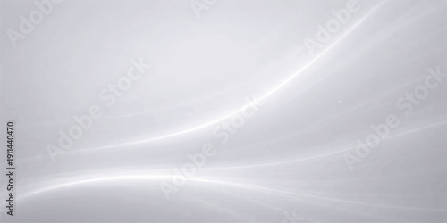 Smooth abstract blue and white background featuring a brushed silver metal texture with shiny metallic lines and a light grey stainless steel pattern