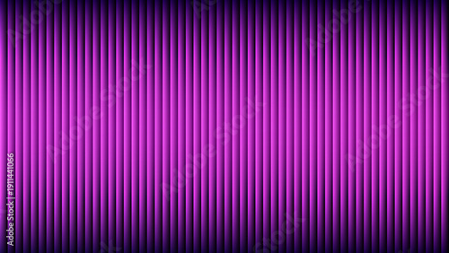 Vertical neon purple light columns on dark background, glowing abstract striped texture creating futuristic stage atmosphere for party posters, music visuals, and tech themed stock graphics

