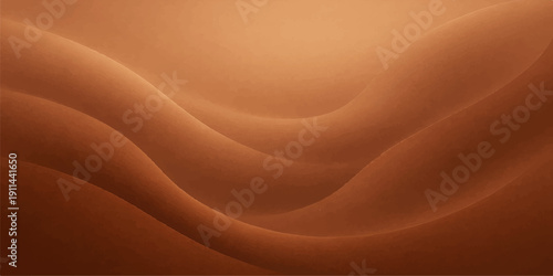 A golden brown silk fabric background featuring elegant desert dune patterns and sandy wind ripples creates a luxurious nature backdrop with soft orange waves