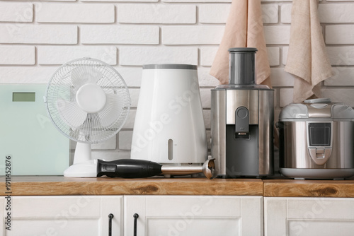 Different modern household ...