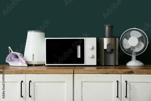 Set of modern household app...