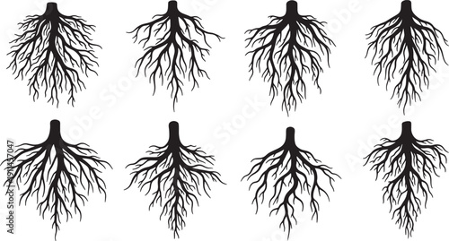 Twisting Root System Elements for Ground Details