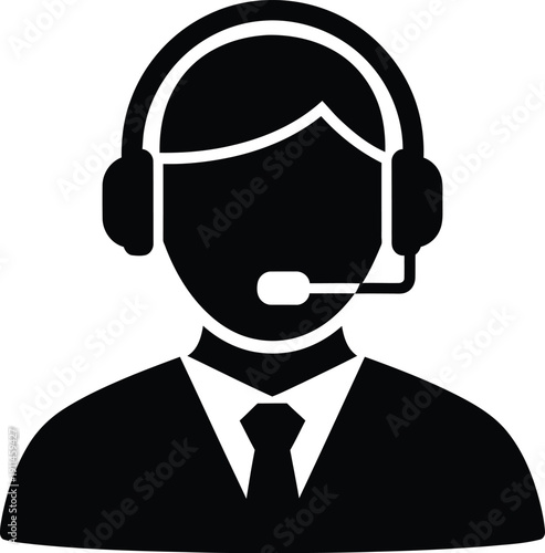 Customer service representative icon
