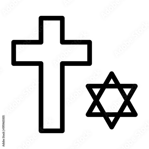religions line icon