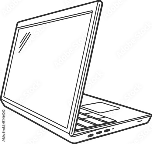 tablet pc isolated on white