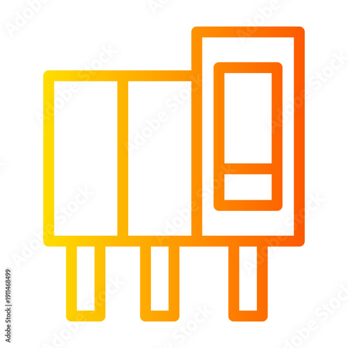 protest gradient icon