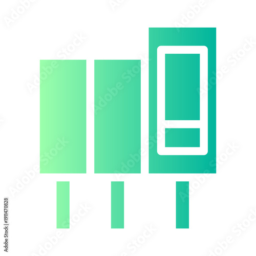 protest gradient icon