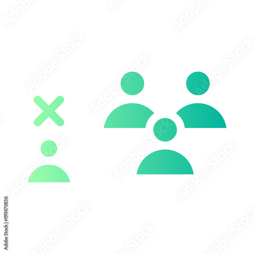 social media gradient icon