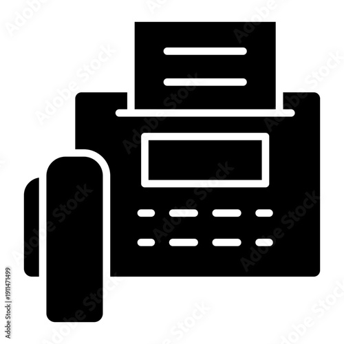 Fax Machine Icon
