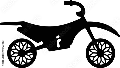 Motorcycle and scooter vector, transport silhouette and outline , modern bike symbol group isolated on transparent background for urban mobility design
