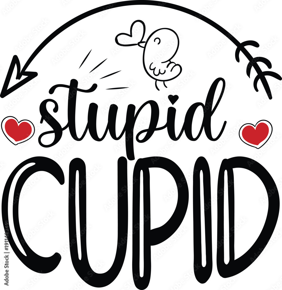 Obraz premium Stupid Cupid