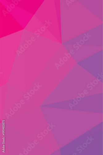 Wallpaper Mural Multicolor abstract geometric pattern. Low poly design. Vector illustration
 Torontodigital.ca