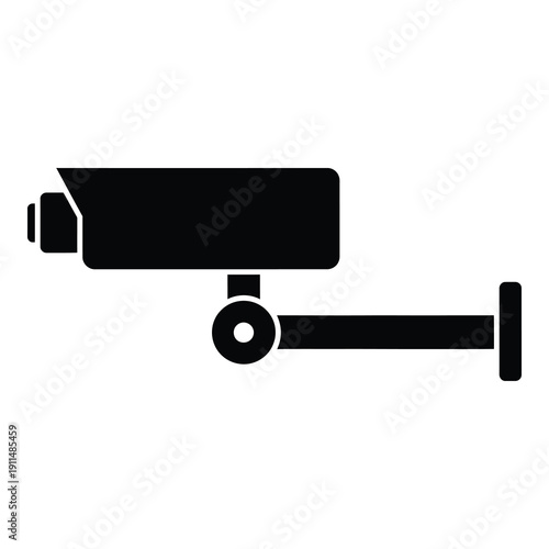 Security camera icon symbol for surveillance and monitoring systems icon