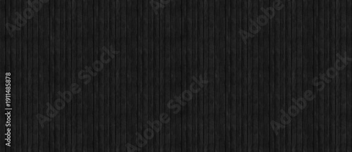 Tableau sur toile Black wood seamless lath panel pattern