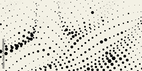 Abstract Geometric Pattern. Hipster Fashion Design Print Hexagonal Pattern. Vector Illustration.