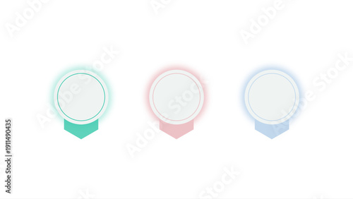 collection design element round with different color