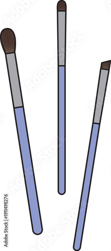 アイシャドウブラシ3本セット