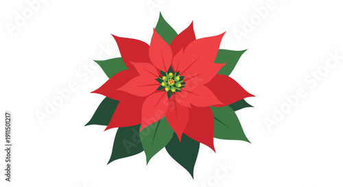 Illustration of Dried Clove Spice Buds Isolated on White Background