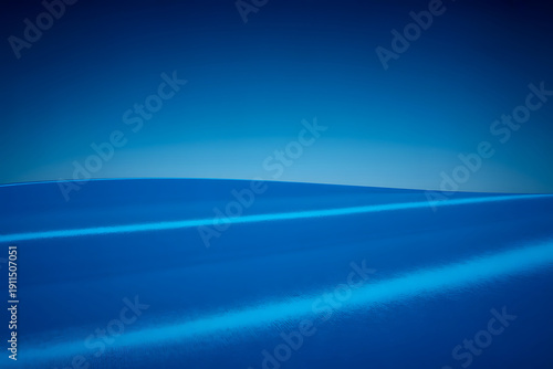 Horizon Blue Abstract Wave Line Dynamic Minimalist Backdrop
