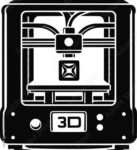 3d printer producing a detailed model with precision technology