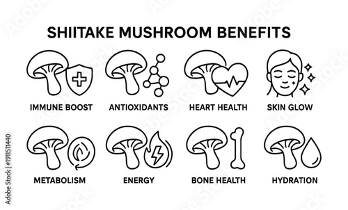 Shiitake mushroom health benefits: immune boost, antioxidants, and more