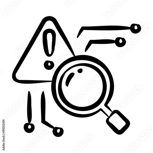 Risk Assessment Icon - Handdrawn