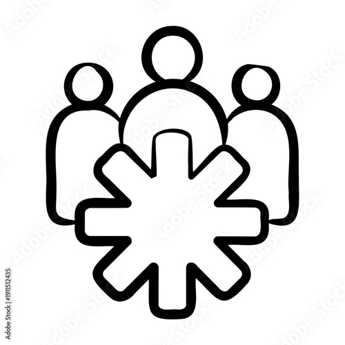 Emergency Drill Icon - Handdrawn