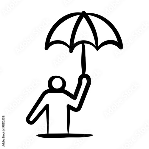 Disaster Readiness Icon - Handdrawn