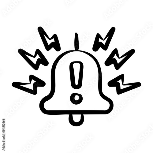 Emergency Broadcast Icon - Handdrawn