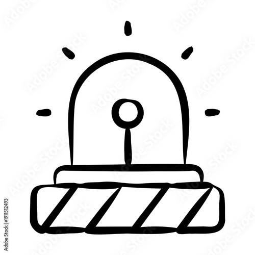 Siren Icon - Handdrawn