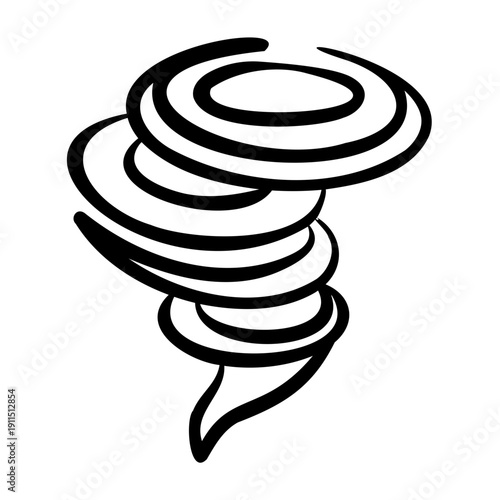 Hurricane Icon - Handdrawn