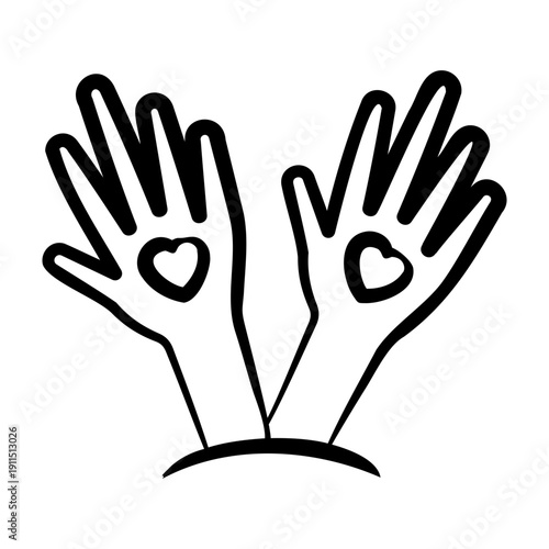 Volunteer Response Icon - Handdrawn